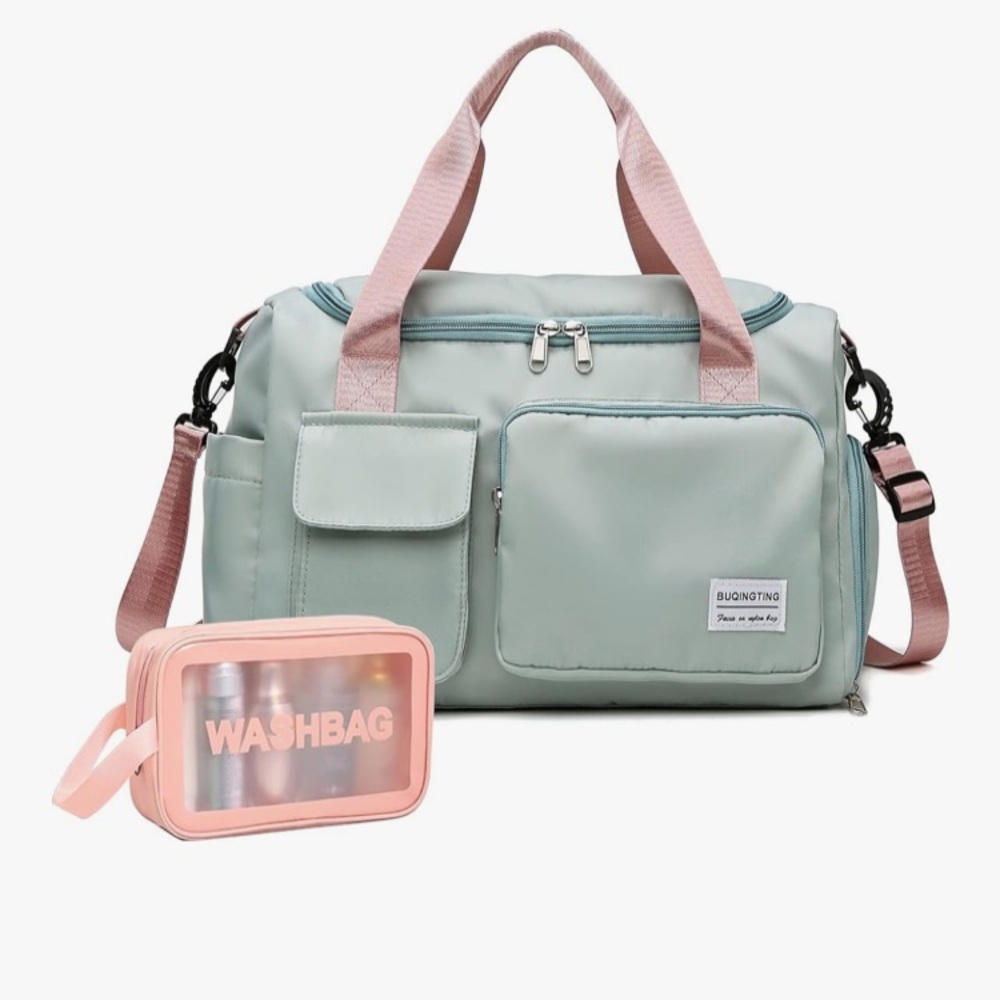 Mint Green Travel Bag Set